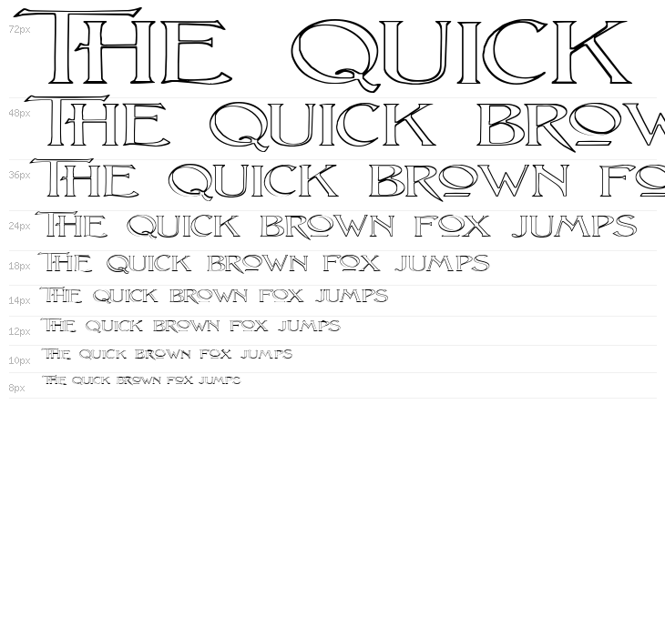 Lightfoot Outline Extra-expanded Regular Waterfall