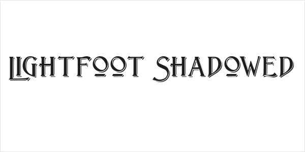 Lightfoot Shadowed Logo