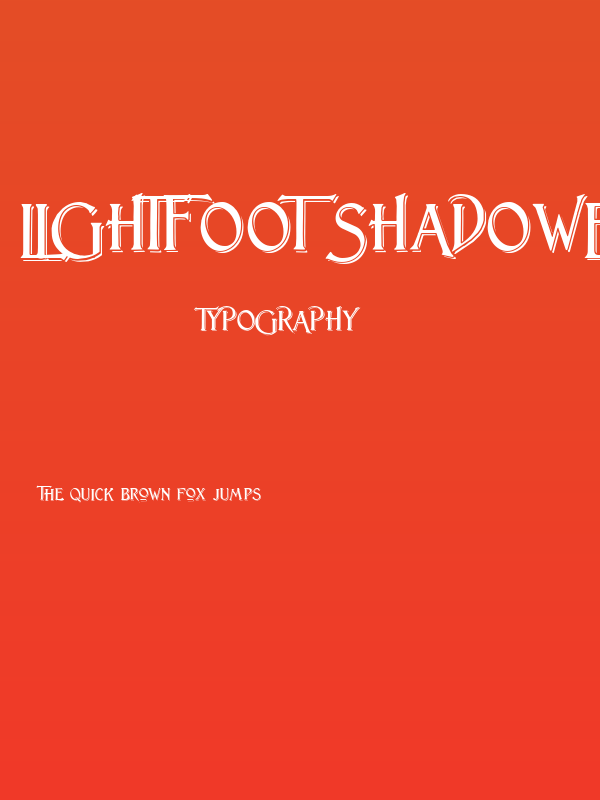 Lightfoot Shadowed Poster