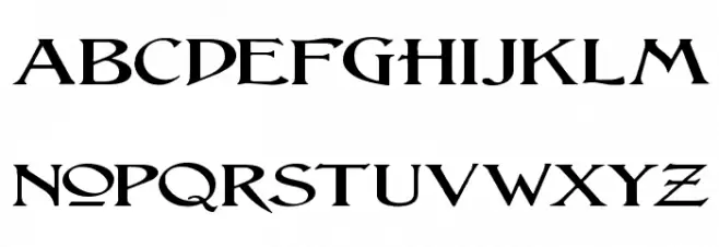 Lightfoot Wide Expanded Regular 字体 小写