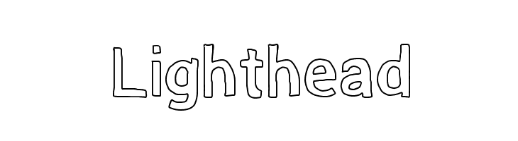 Lighthead Font