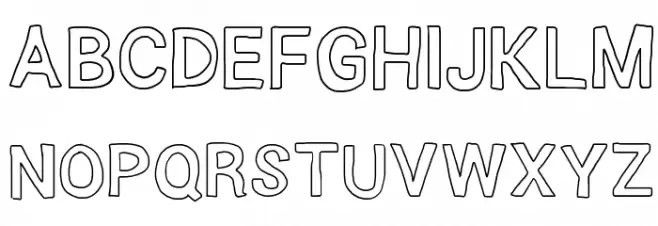 Lighthead Schriftart Groß