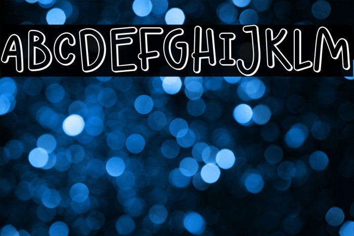 Lighthearted Pleasure Shadow Font examples