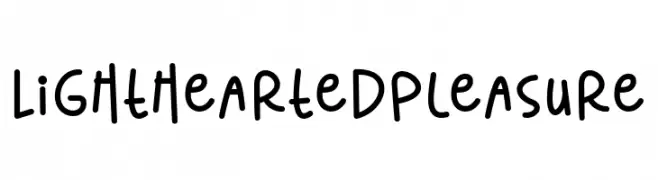 Lighthearted Pleasure  Fuentes Gratis Descargar