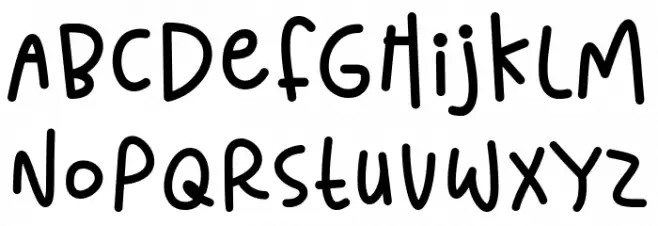 Lighthearted Pleasure フォント 小文字