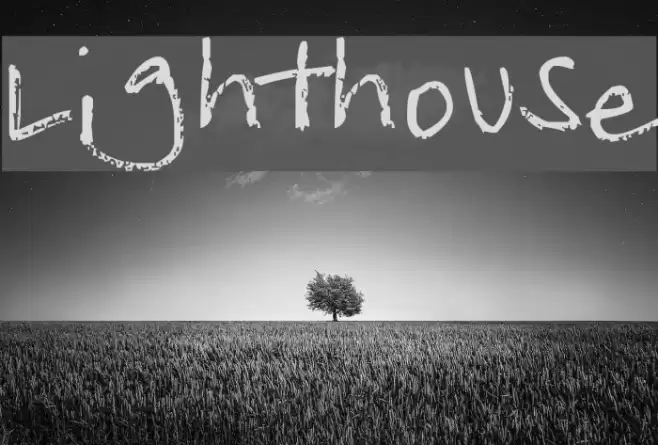 Lighthouse Font examples