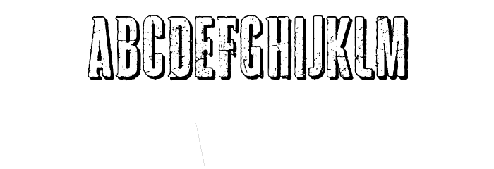 Lighting Font LOWERCASE
