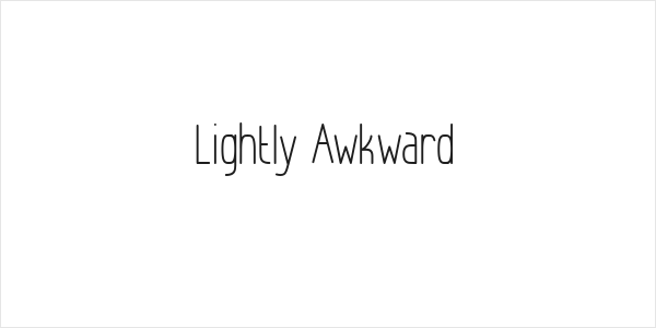 Lightly Awkward Logo