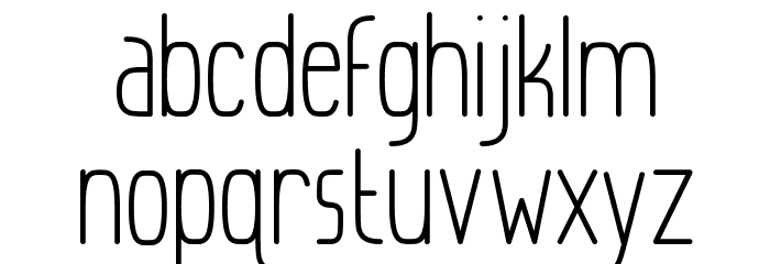 Lightly Awkward Font LOWERCASE
