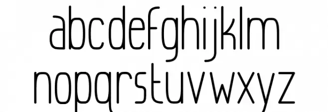Lightly Awkward Font Litere mici