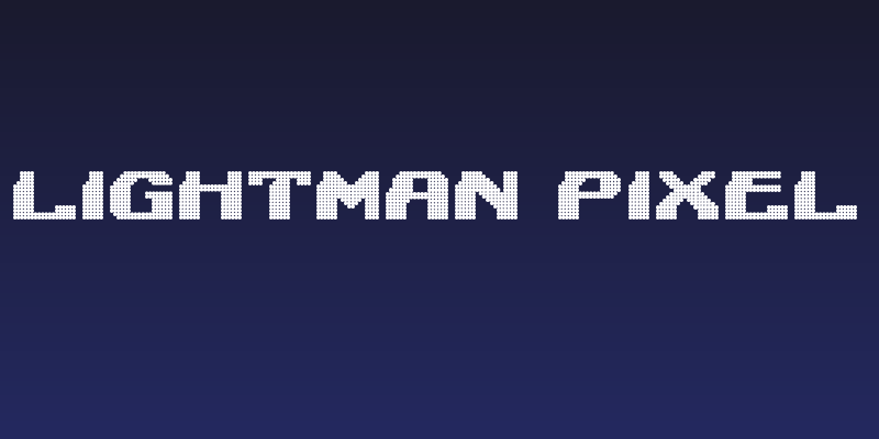 Lightman Pixel Social Header