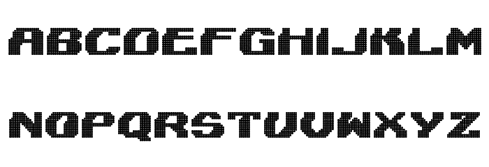 Lightman Pixel फ़ॉन्ट लोअरकेस