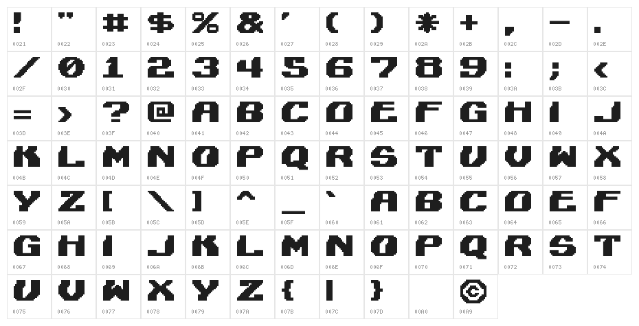 Lightman Character Map