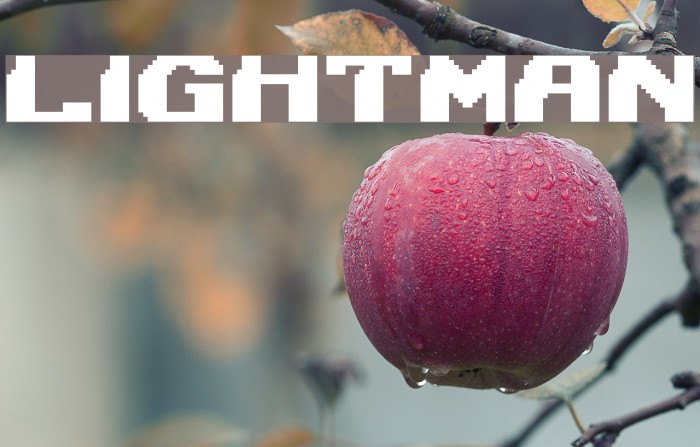 Lightman Font examples