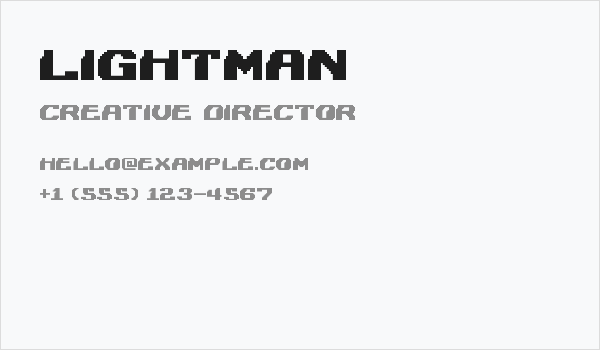 Lightman Business Card