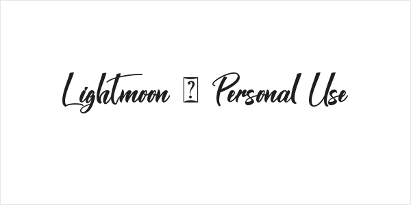 Lightmoon - Personal Use Logo