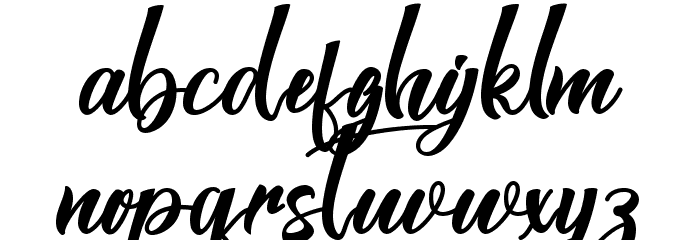 Lightmoon - Personal Use Font LOWERCASE