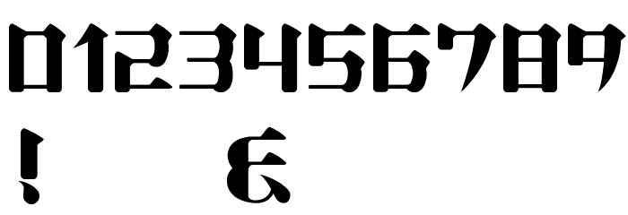 Lightmorning フォント その他の文字