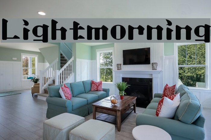 Lightmorning フォント examples
