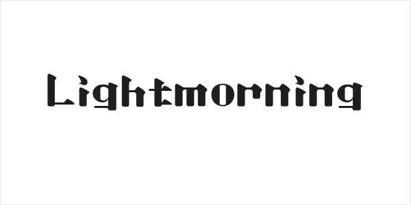 Lightmorning Logo
