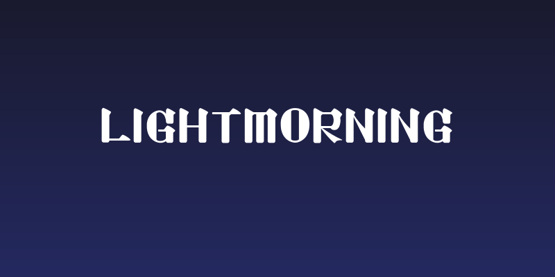 Lightmorning Social Header