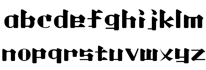 Lightmorning フォント 小文字