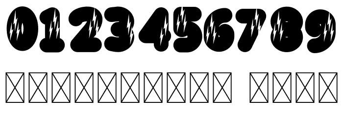 Lightning Bold Font OTHER CHARS