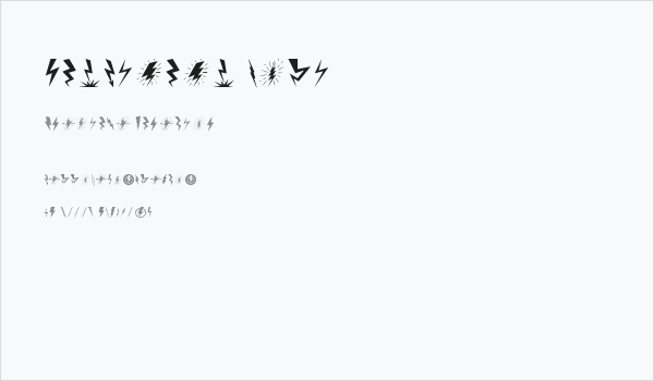 Lightning Bolt Business Card