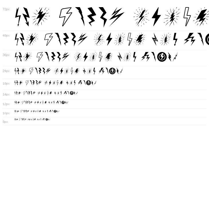 Lightning Bolt Waterfall