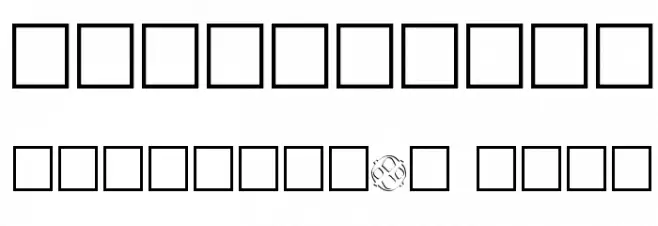 Lightning Bolts Font OTHER CHARS