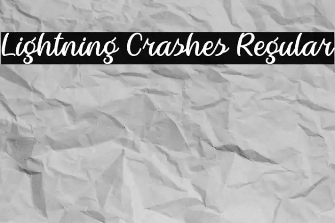 Lightning Crashes Regular Example 3