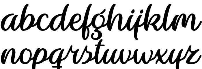 Lightning Crashes Regular Font LOWERCASE