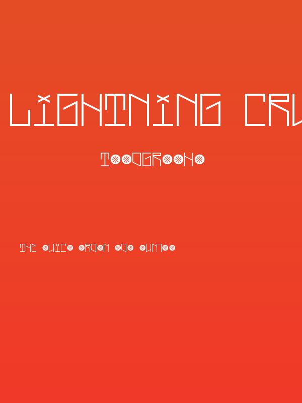 Lightning Cruz Demo Poster