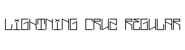 Lightning Cruz Regular  لخطوط تنزيل