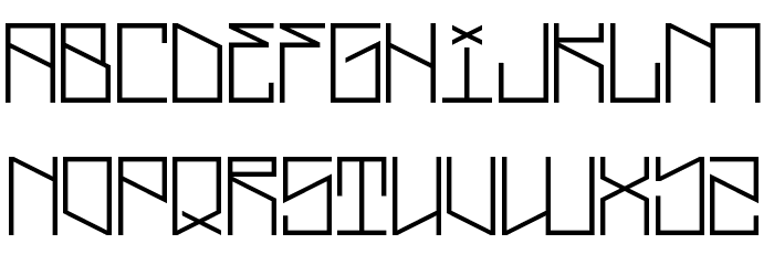 Lightning Cruz Regular Font LOWERCASE