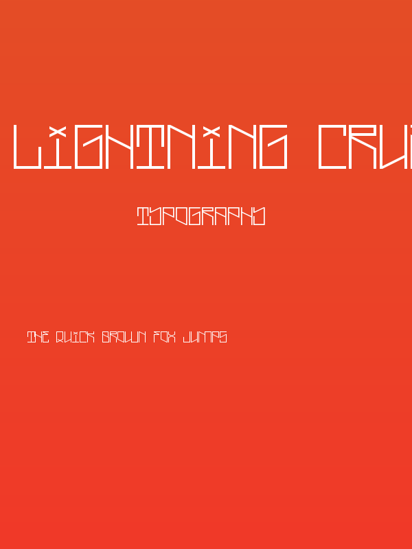 Lightning Cruz Regular Poster