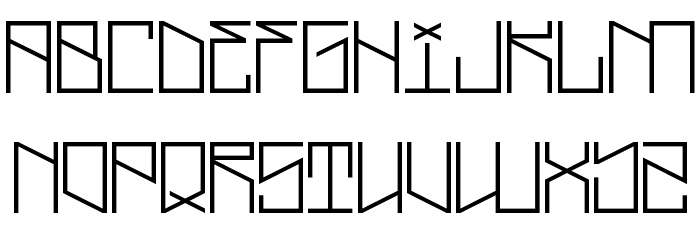 Lightning Cruz Regular Font LOWERCASE