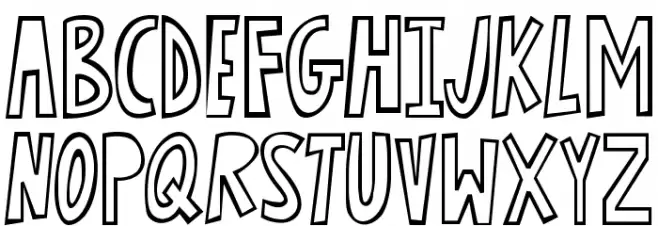 Lightning Regular Schriftart Groß