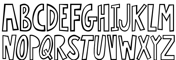 Lightning Regular Font LOWERCASE