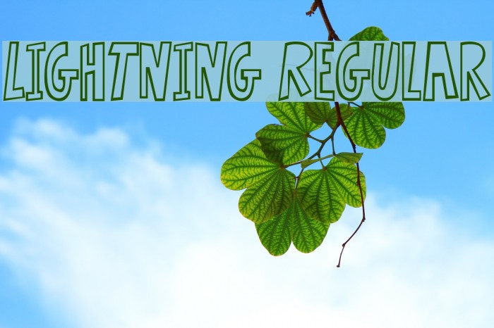 Lightning Regular Example 2
