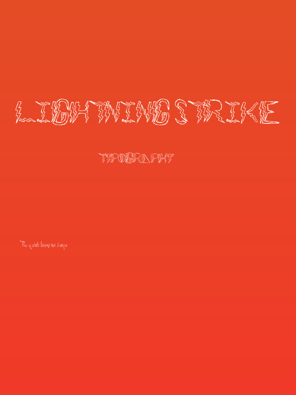 Lightning Strike Poster