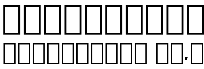 Lightning raid Font OTHER CHARS