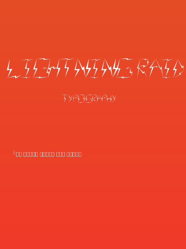 Lightning raid Poster