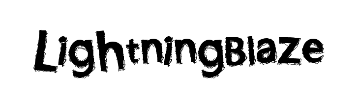 LightningBlaze Font