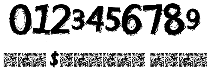 LightningBlaze Font OTHER CHARS