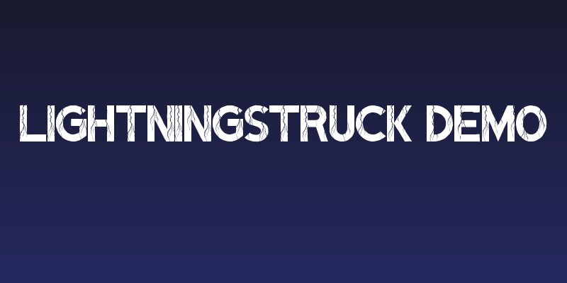 LightningStruck Demo Social Header