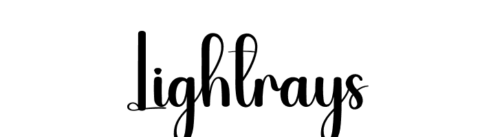 Lightrays  Free Fonts Download