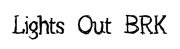 Lights Out BRK  नि: शुल्क फ़ॉन्ट्स डाउनलोड