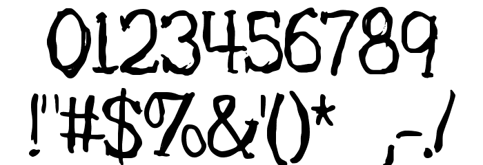 Lights Out BRK Font OTHER CHARS