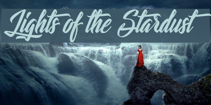Lights of the Stardust Font examples